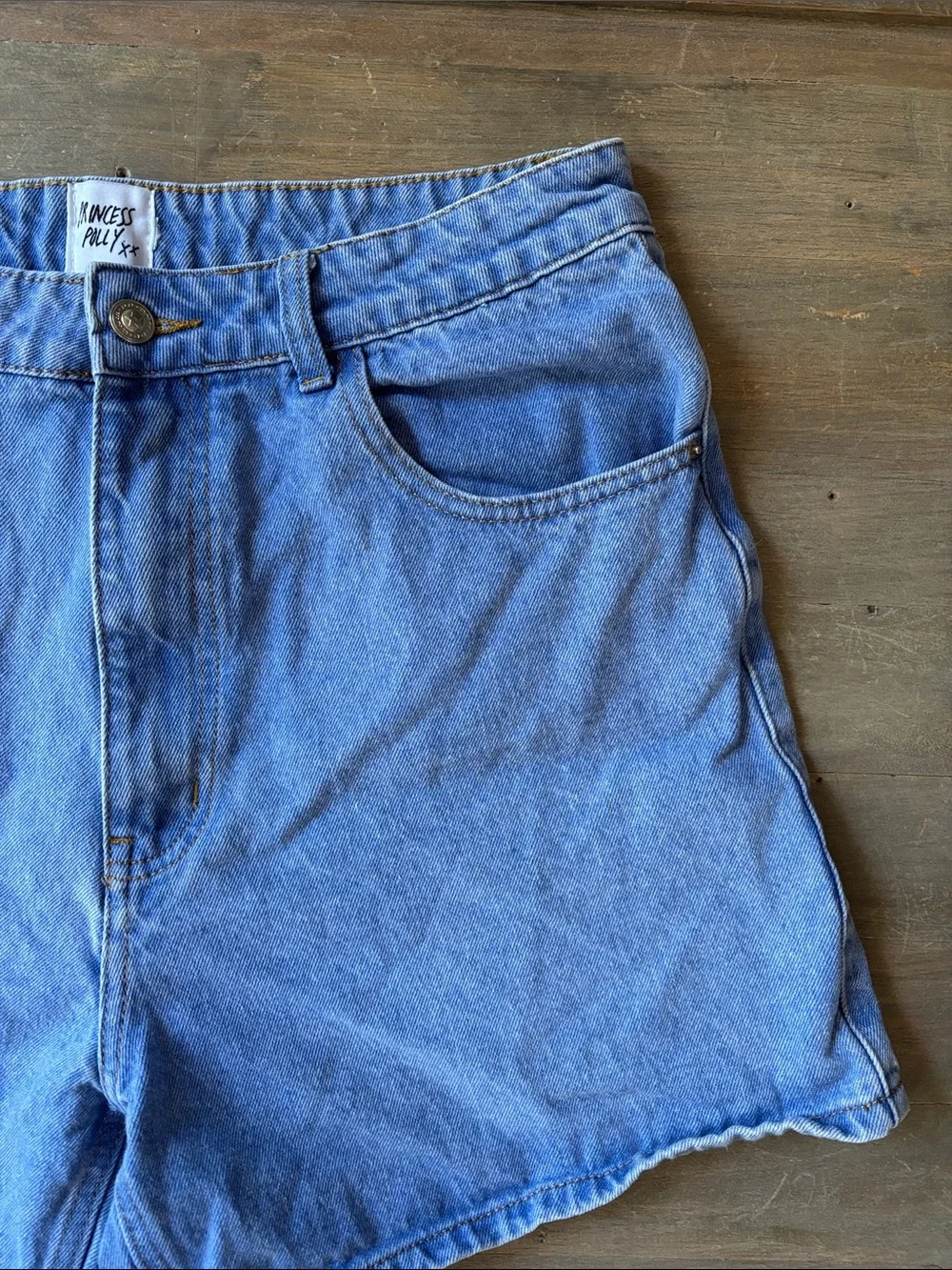 Princess Polly Tropicana denim shorts